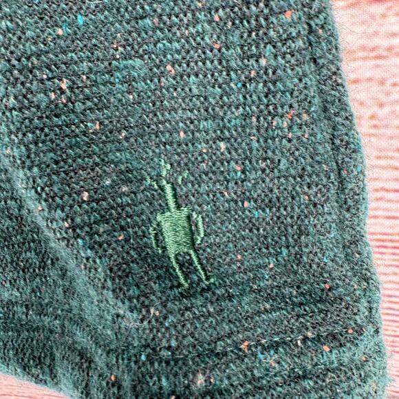 SmartWool Hudson Trail Full Zip Fleece Sweater Womens Medium Green - Picture 8 of 16